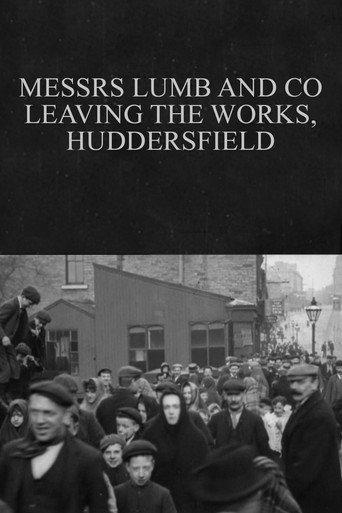 Messrs Lumb and Co Leaving the Works, Huddersfield (1900) poster