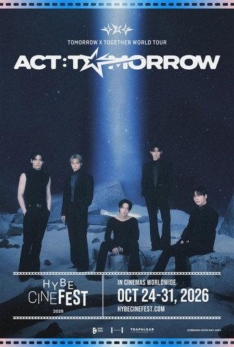 TOMORROW X TOGETHER WORLD TOUR 'ACT : TOMORROW' (2026) poster