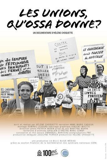 Les unions qu'ossa donne? (2021) poster