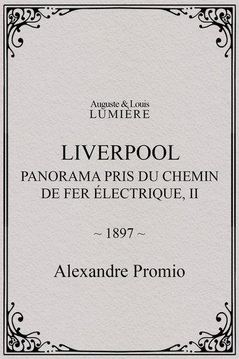 Liverpool, panorama pris du chemin de fer électrique, II (1897) poster