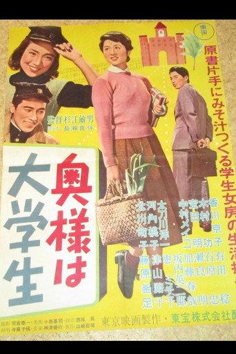 The Wife is a University Student (1956) poster