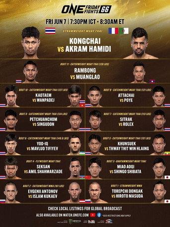 ONE Friday Fights 66: Kongchai vs. Hamidi (2024) poster