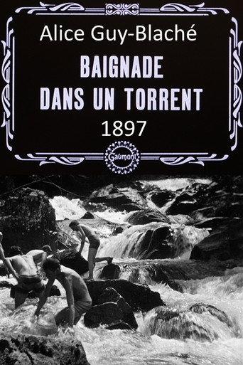 Bathing in a Stream (1897) poster