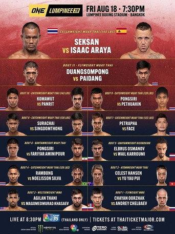 ONE Friday Fights 29: Saeksan vs. Araya (2023) poster