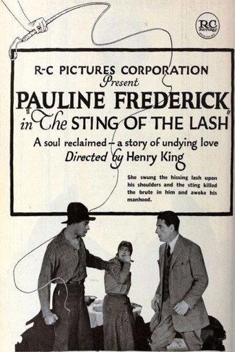 The Sting of the Lash (1921) poster