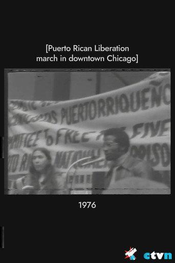 Puerto Rican Liberation march in downtown Chicago (1976) poster