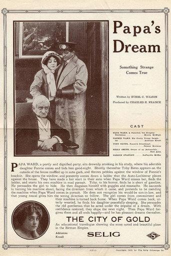 Papa's Dream (1913) poster