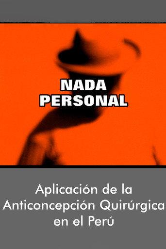 Nada personal (1997) poster