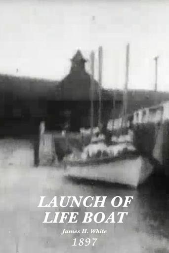 Launch of Life Boat (1897) poster
