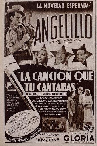 La canción que tú cantabas (1939) poster