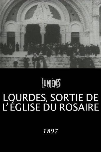 Lourdes, Leaving the Church of the Rosary (1897) poster