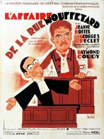 The Mouffetard Street case (1932) poster