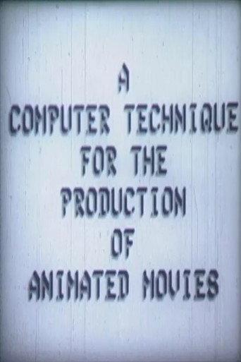 A Computer Technique for the Production of Animated Movies (1964) poster