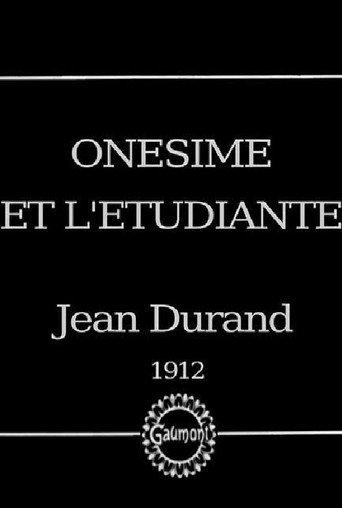 Onésime et l'étudiante (1912) poster