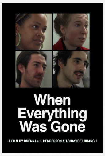 When Everything Was Gone (2025) poster
