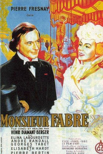 Amazing Monsieur Fabre (1951) poster