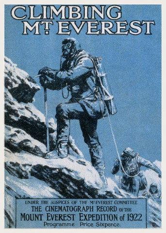 Climbing Mount Everest (1922) poster