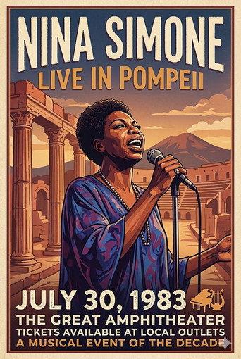 Nina Simone - Live in Pompeii (1983) poster