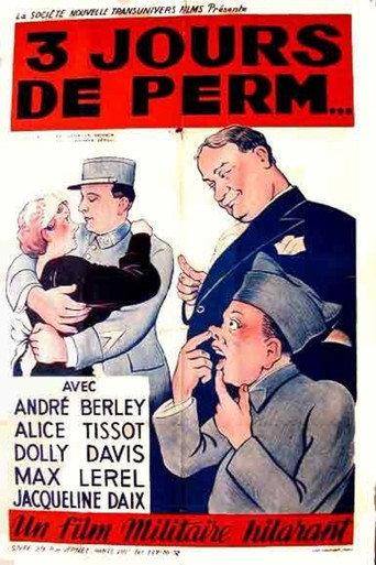 Trois jours de perm' (1936) poster