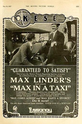 Max in a Taxi (1917) poster