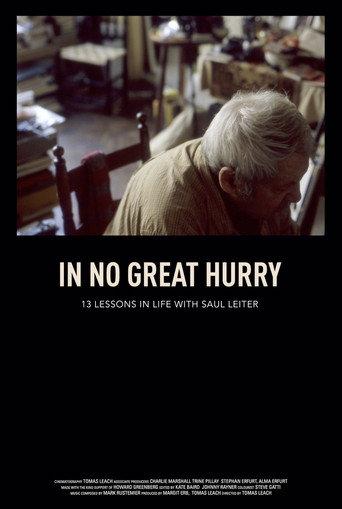 In No Great Hurry: 13 Lessons in Life with Saul Leiter (2014) poster