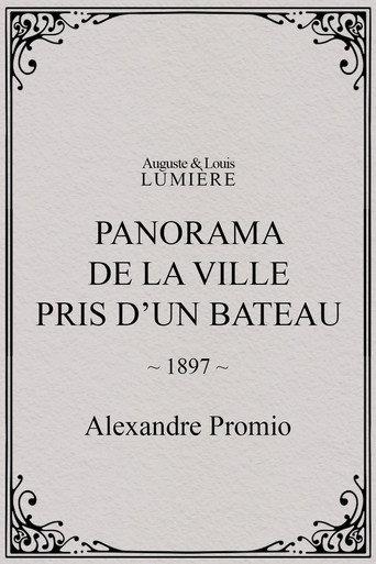 Panorama de la ville pris d’un bateau (1897) poster