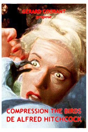 Compression The Birds de Alfred Hitchcock (2016) poster