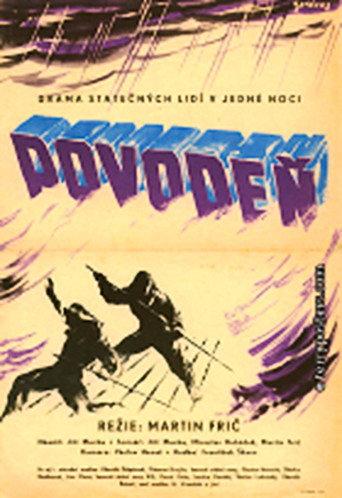 Povodeň (1958) poster