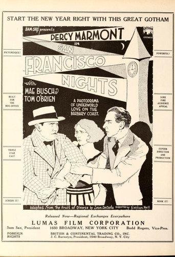 San Francisco Nights (1928) poster