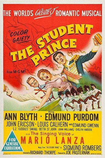 The Student Prince (1954) poster