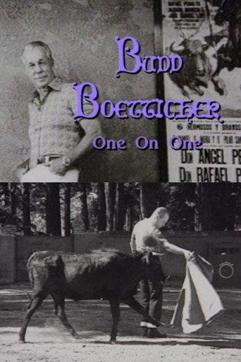 Budd Boetticher: One on One (1989) poster