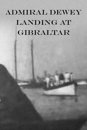 Admiral Dewey Landing at Gibraltar (1899) poster