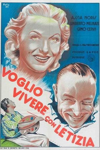 Voglio vivere con Letizia (1937) poster