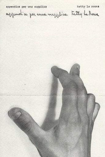 Appendice per una supplica (1972) poster