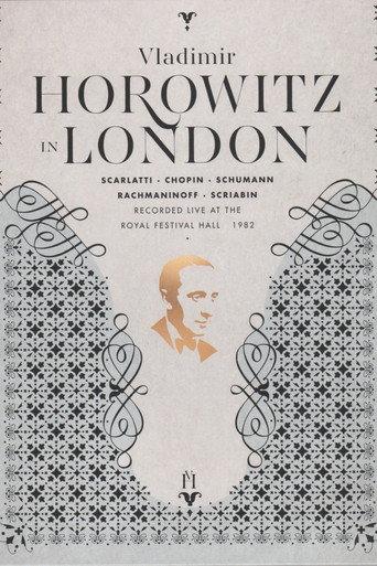 Horowitz in London (1982) poster