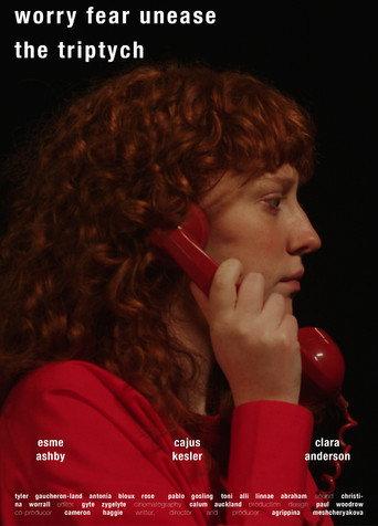 worry-fear-unease. the triptych (2024) poster