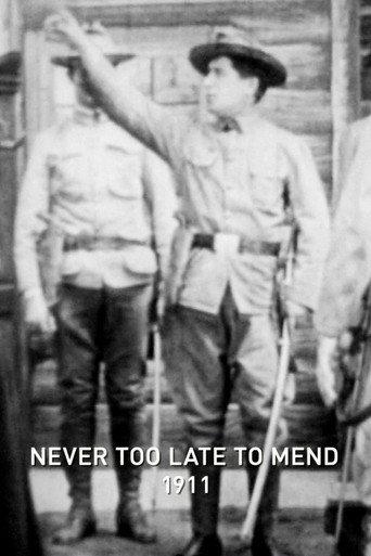 Never Too Late to Mend (1911) poster