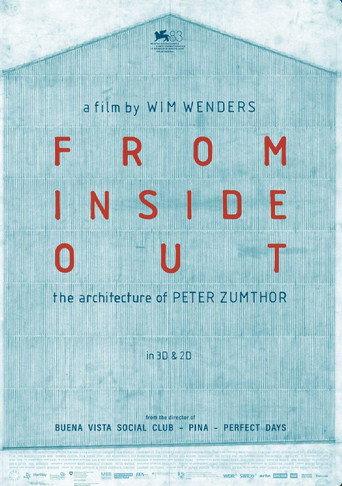 From Inside Out: The Architecture of Peter Zumthor (2026) poster