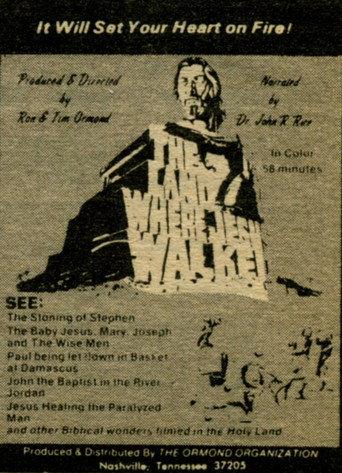 The Land Where Jesus Walked (1975) poster