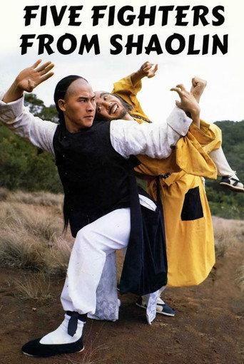 Five Fighters from Shaolin (1984) poster