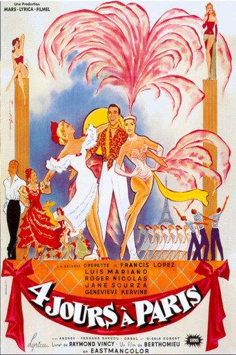 Four Days in Paris (1955) poster