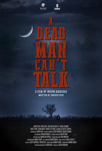 A DEAD MAN CAN'T TALK (2025) poster