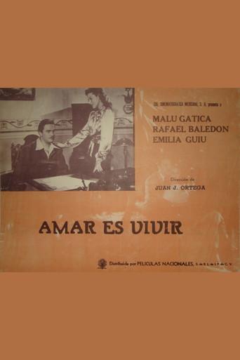 Amar es vivir (1946) poster