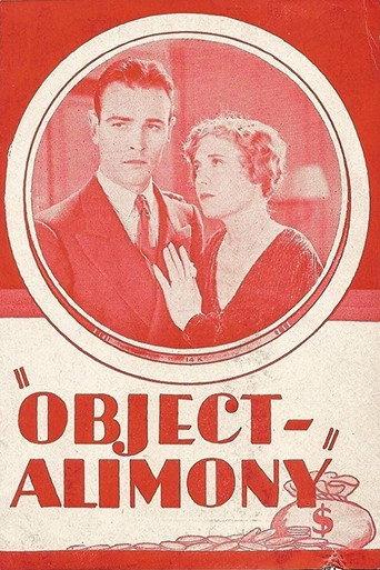 Object: Alimony (1928) poster