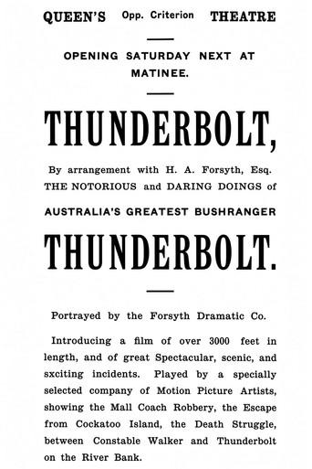 Thunderbolt (1910) poster