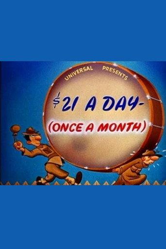 $21 a Day – (Once a Month) (1941) poster