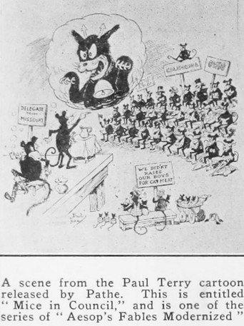 Mice In Council (1921) poster