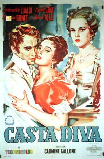 Casta diva (1954) poster