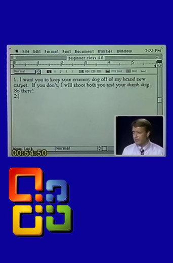 Randy Smith's Microsoft Word tutorial (1989) poster