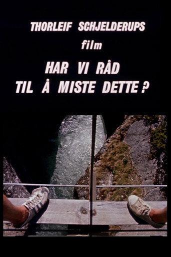 Oslofilm: Har vi råd til å miste det? (1973) poster